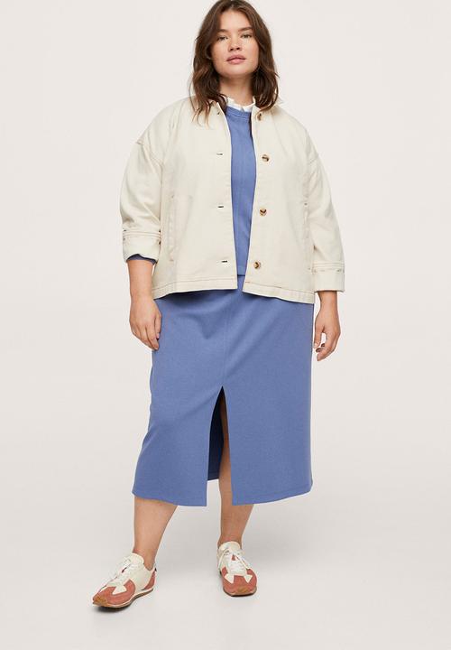 MANGO - Plus skirt amelie - medium blue