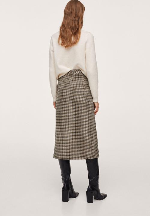 MANGO - Skirt justice - brown