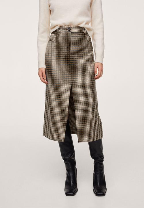 MANGO - Skirt justice - brown