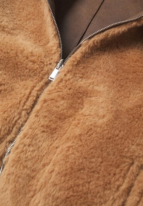 MANGO - Jacket splash - brown
