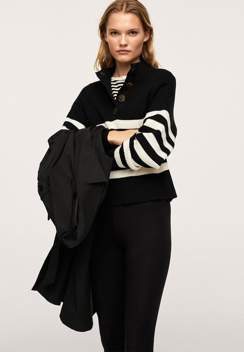 MANGO - Leggings albana - black