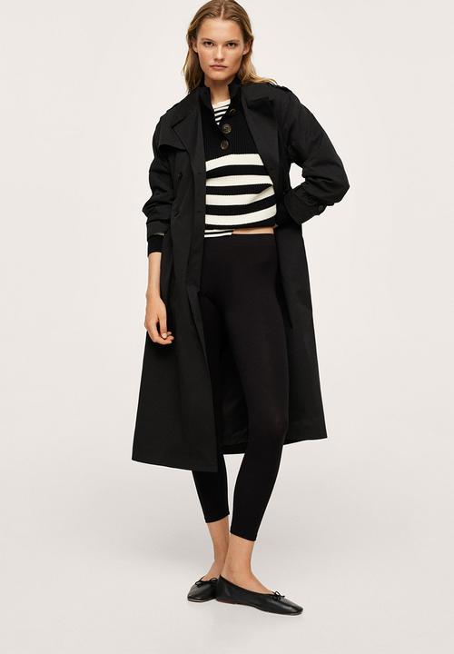 MANGO - Leggings albana - black