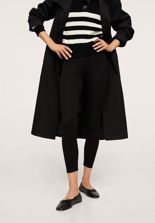 MANGO - Leggings albana - black