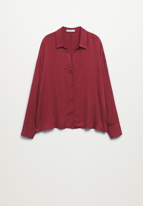 MANGO - Plus blouse ramos1 - dark red