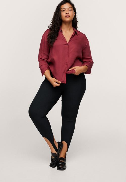 MANGO - Plus blouse ramos1 - dark red