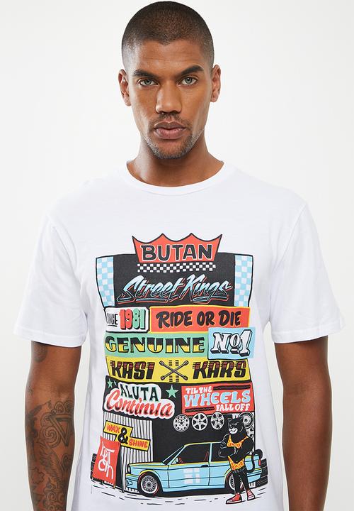 Butan - Panthers mascot workshop T-shirt - white