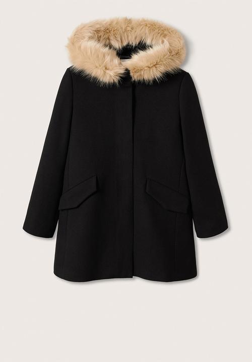 MANGO - Coat work - black