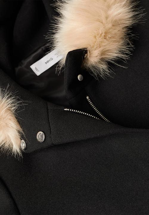 MANGO - Coat work - black
