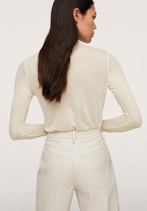 MANGO - T-shirt nima - light beige