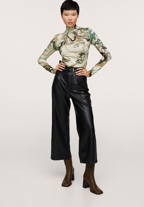 MANGO - T-shirt second - green