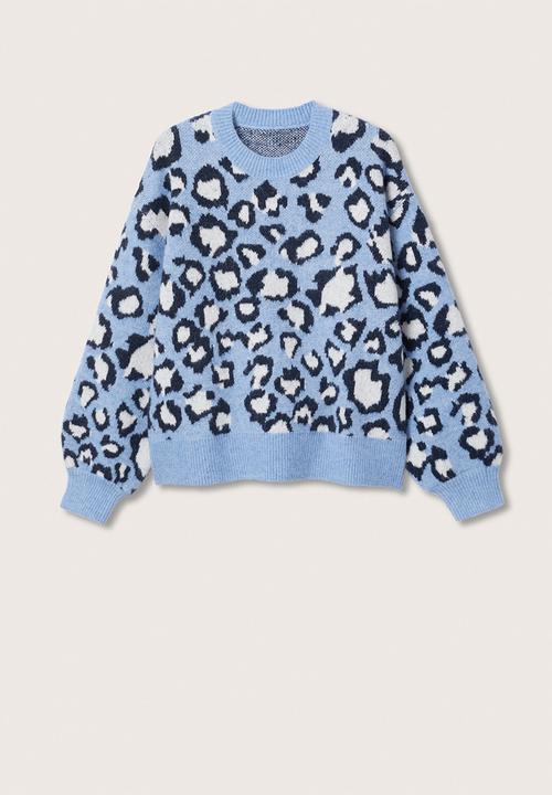 MANGO - Sweater salou - mid blue