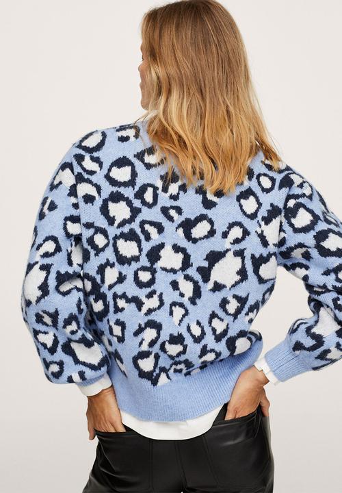 MANGO - Sweater salou - mid blue