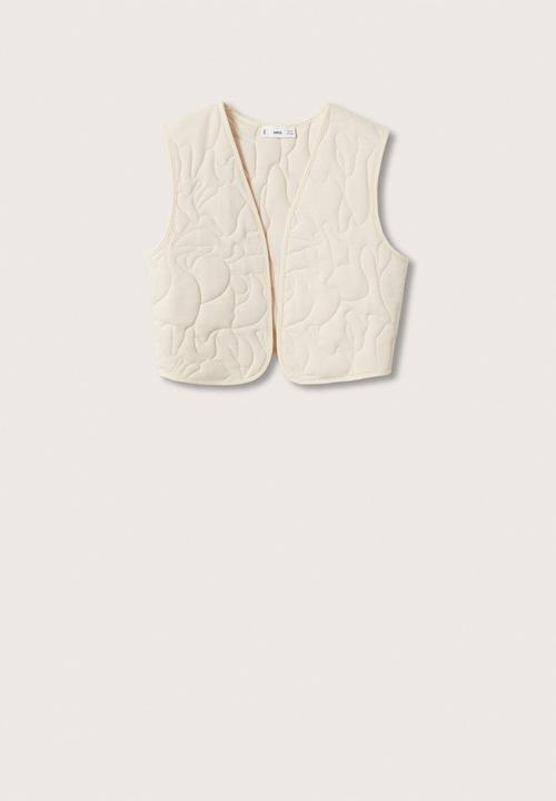 MANGO - Waistcoat cata - light beige
