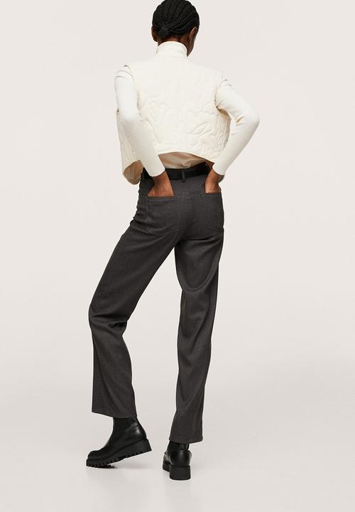 MANGO - Waistcoat cata - light beige
