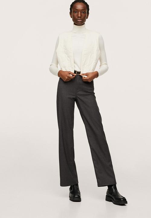 MANGO - Waistcoat cata - light beige