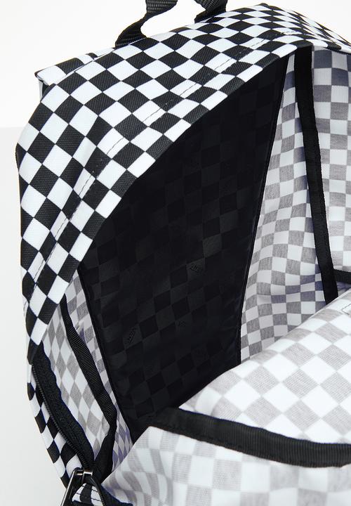 Vans - Old skool check backpack - black/white 