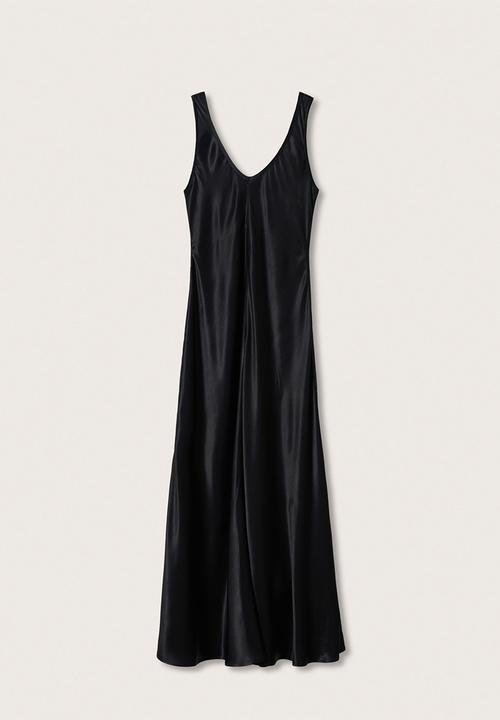 MANGO - Dress cava - black