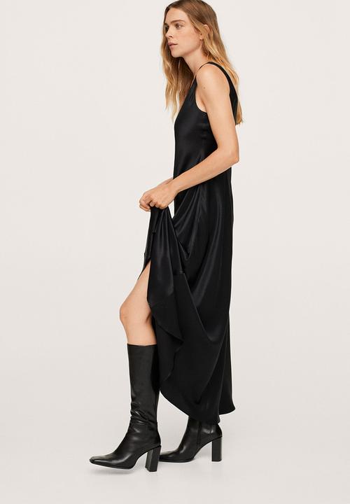 MANGO - Dress cava - black
