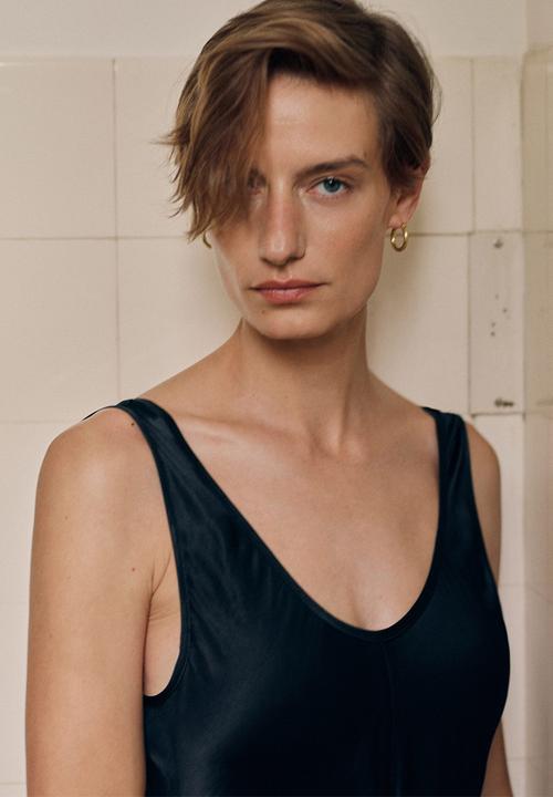 MANGO - Dress cava - black
