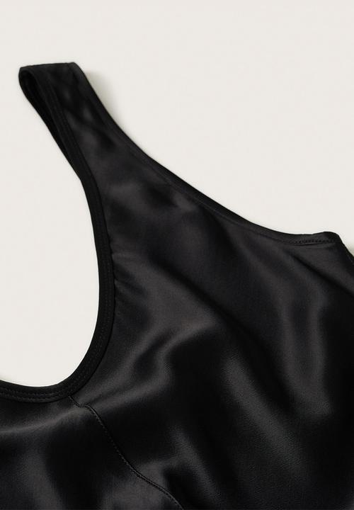 MANGO - Dress cava - black