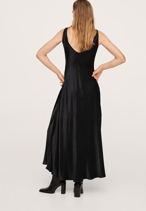 MANGO - Dress cava - black