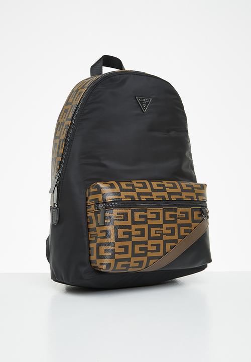 GUESS - Reino backpack - black/brown