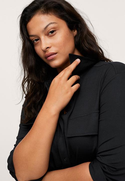 MANGO - Plus dress sahara - black