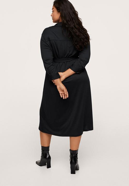 MANGO - Plus dress sahara - black