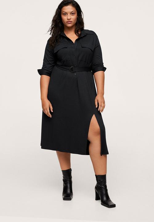 MANGO - Plus dress sahara - black