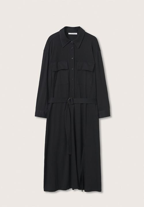 MANGO - Plus dress sahara - black