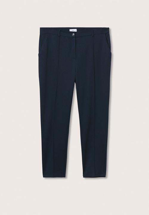 MANGO - Plus trousers travel - navy