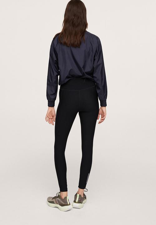 MANGO - Leggings warmyl - black
