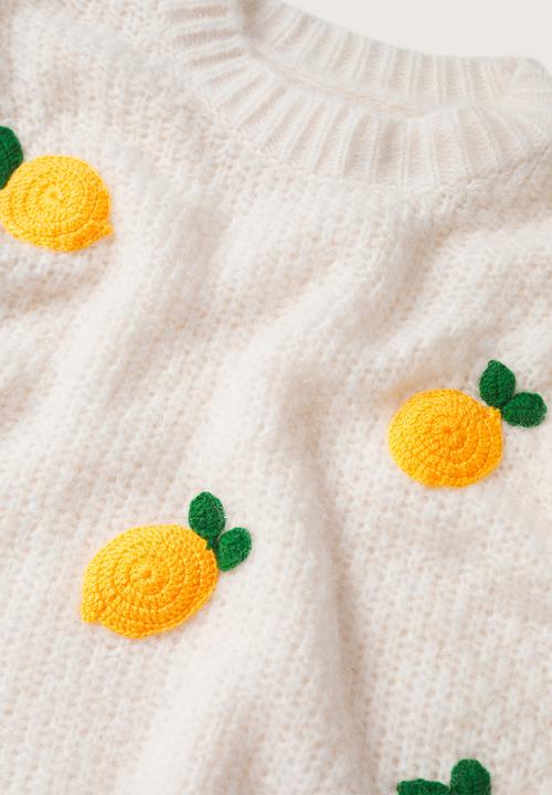 MANGO - Sweater freson - light pastel yellow