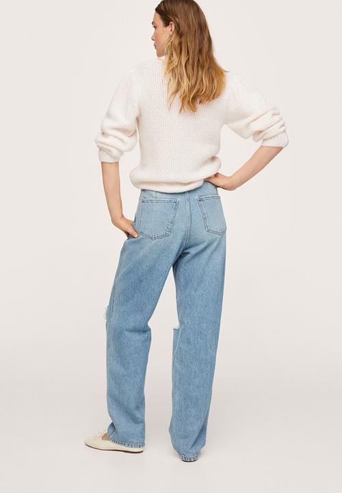 MANGO - Sweater freson - light pastel yellow