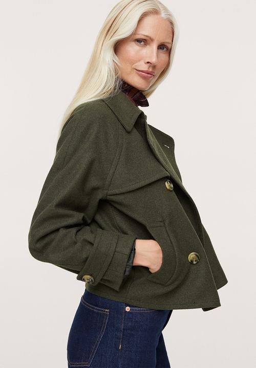 MANGO - Jacket book - green