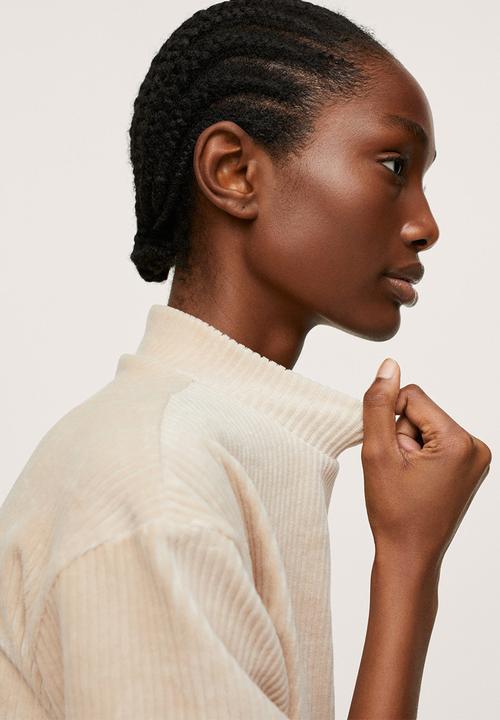 MANGO - Sweatshirt pana - light beige
