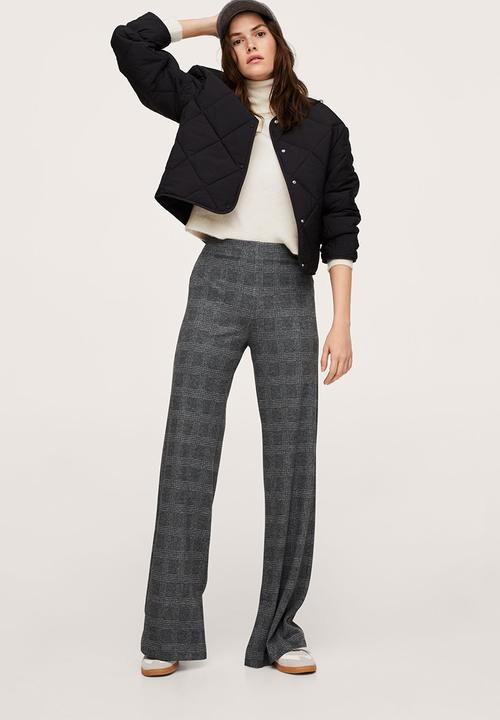 MANGO - Trousers planito -  grey