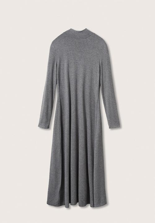 MANGO - Dress frima - medium grey