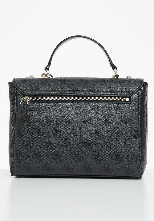 GUESS - Cordelia logo cnvrtbl xbdy flp - coal logo