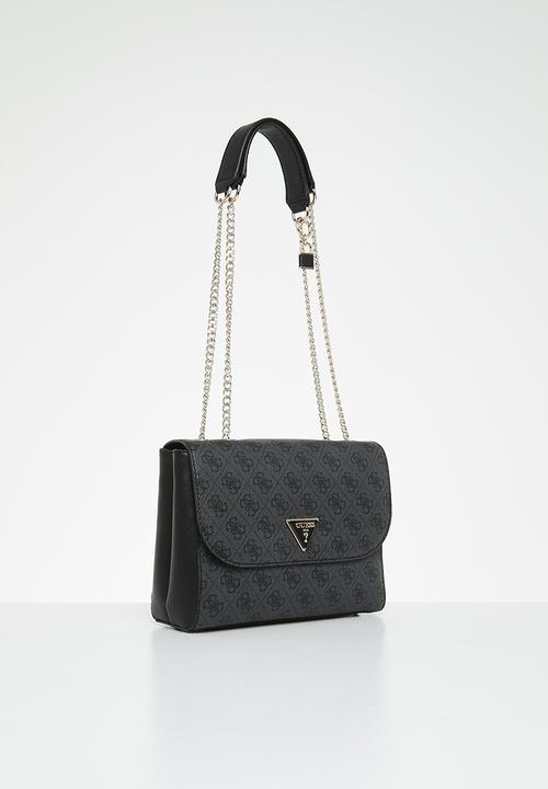 GUESS - Cordelia logo cnvrtbl xbdy flp - coal logo