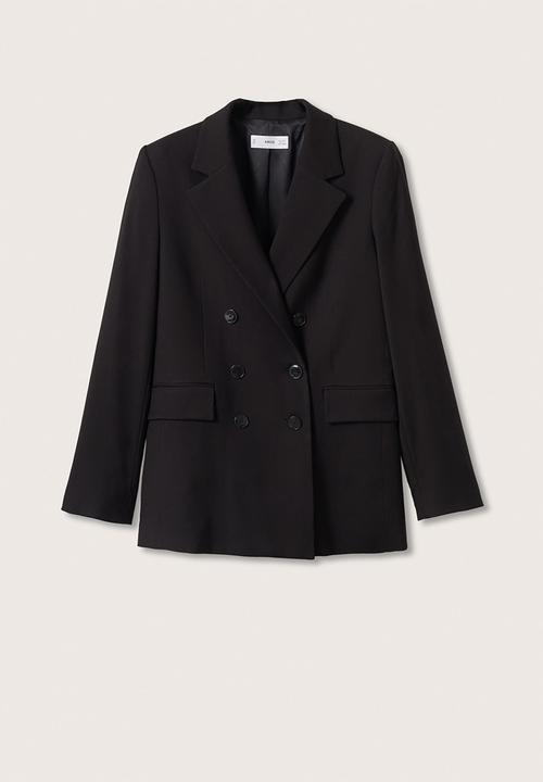 MANGO - Blazer greta - black