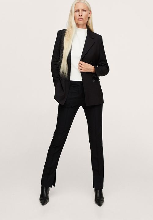 MANGO - Blazer greta - black