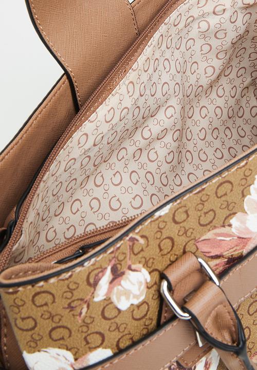GUESS - Amana satchel - mocha 