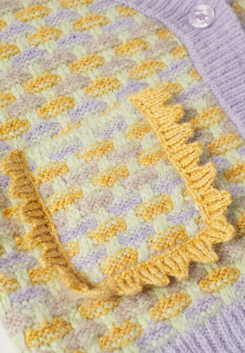 MANGO - Cardigan gofre - light/pastel purple
