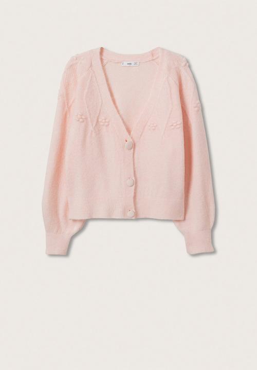 MANGO - Cardigan estrella - light/pastel pink