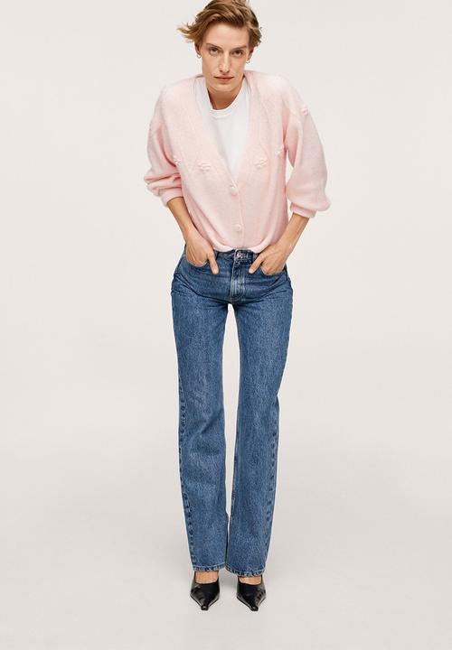 MANGO - Cardigan estrella - light/pastel pink