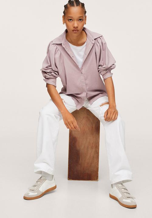 MANGO - Shirt gigi - light pastel purple
