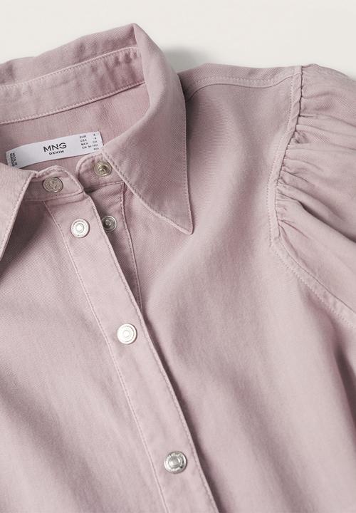 MANGO - Shirt gigi - light pastel purple