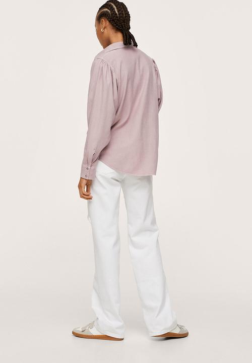 MANGO - Shirt gigi - light pastel purple