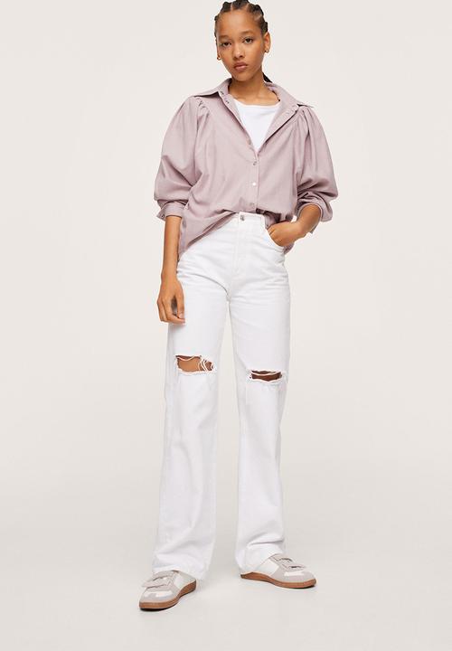 MANGO - Shirt gigi - light pastel purple